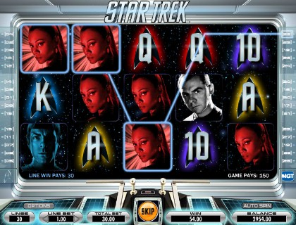 Игровые автоматы онлайн с героями сериала Star Trek