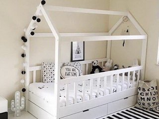 Детская кровать-домик – ребенок останется довольным