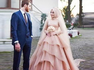 Как правильно выбрать свадебное платье для мусульманки?