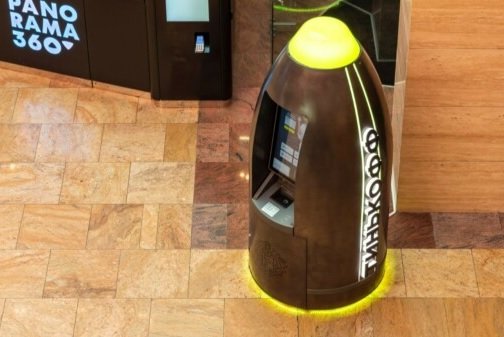 «Тинькофф» установил в столице банкомат в форме пули