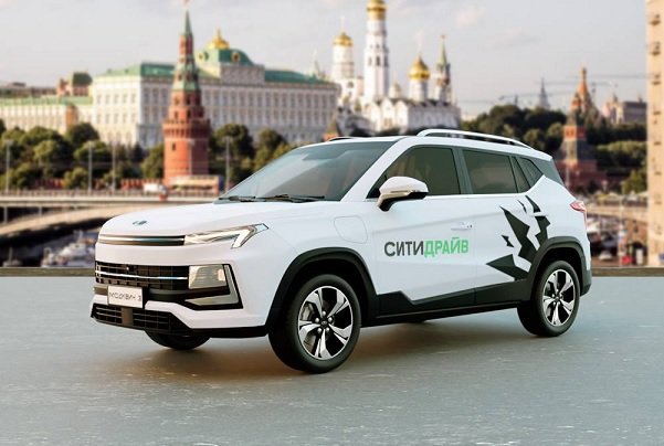 Клиентам «Ситидрайва» стали доступны электрокары «Москвич 3е»